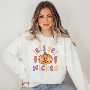 Pegatinas de transferencia térmica DTF lavables y listas para planchar con diseño de lazo de hilo de imitación de punto, para la temporada espeluznante de Halloween, listas para imprimir en ropa. - Product Image 5