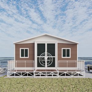 Facile à installer 20 pieds maisons de réfugiés pliables camps abri temporaire site bureau préfabriqué pliant extensible conteneur maison - Product Image 2