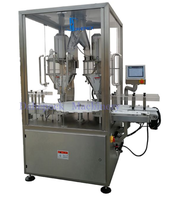 Remplisseuse automatique électrique de poudre vétérinaire avec contrôle PLC pour emballage en verre, nouvelle, garantie 1 an, machine de dosage et de remplissage