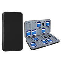 20 emplacements pour cartes SD, 20 emplacements pour cartes Micro SD, 40 emplacements pour cartes SD magnétiques, coque pour cartes Micro SD et TF
