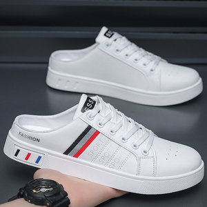 2025 мужские повседневные кроссовки, новая мода, белая спортивная обувь на шнуровке, удобная обувь для прогулок и бега, летняя обувь для студентов - Product Image 6