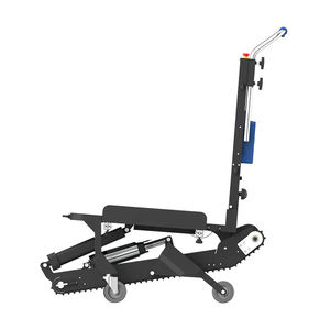 Chariot monte-escalier électrique 250 kg, chariot à chenilles industriel en acier, plateforme réglable à quatre roues, revêtement en poudre bleue - Product Image 6