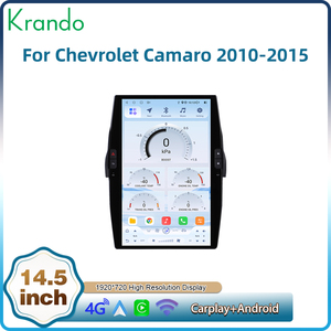 Krando - Estéreo <span class=keywords><strong>Android</strong></span> Estilo Tesla de 14.5 Pulgadas para Chevrolet Camaro 2008-2015, Unidad Principal para Automóvil, Multimedia, Carplay Inalámbrico, WIFI, 128 GB - Product Image 3