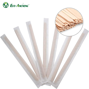 Bâtonnets mélangeurs à main <span class=keywords><strong>en</strong></span> bouleau pour thé au lait et café – Offre spéciale - Product Image 4