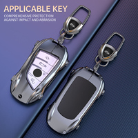 Coque de clé intelligente en alliage de zinc de luxe pour BMW Série 3 5 7 X1 X3 X5 X7 G20 G30 G05 à 4 boutons