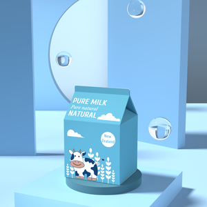 Bán buôn dễ thương phim hoạt hình thiết kế sữa Cookie hộp cao cấp thực phẩm bánh quy Kẹo hộp giấy nóng bán sữa hương vị Snack hộp giấy - Product Image 4