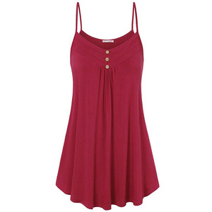 Bestseller Damenkleidung Sommer Locker Sitzend Sexy V-Ausschnitt Trägertop Übergröße - Product Image 3