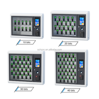 Armoire à clés intelligente murale avec système de stockage RFID pour concessionnaires automobiles, laveries automobiles et gestion de flotte