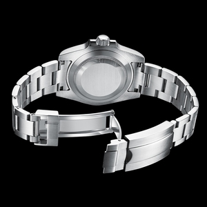 Reloj Mecánico Automático de Lujo Corgeut de 39 mm con Logotipo Personalizado, Cristal de Zafiro, NH34 <span class=keywords><strong>GMT</strong></span> para Hombre, Reloj de Acero Inoxidable de Lujo Explore <span class=keywords><strong>Master</strong></span> - Product Image 4