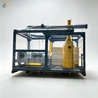 Presse à rouleaux pour fritt de verre, type refroidi par eau pour la production de fritt et de verre en lots