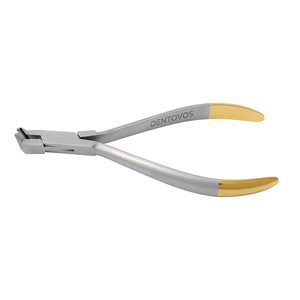 Dentovos Premium Pince coupante manuelle pour extrémités distales, pour fils orthodontiques, en acier inoxydable 420, autoclavable, ergonomique - Product Image 2