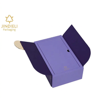 Boîte cadeau de parfum de luxe, boîte d'emballage pliable magnétique, gaufrage, laminage UV pour une présentation haut de gamme