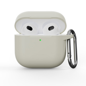 Funda Protectora Simple <span class=keywords><strong>de</strong></span> Color Sólido para los Nuevos Apple <span class=keywords><strong>Airpods</strong></span> 4 <span class=keywords><strong>de</strong></span> 2024 - Product Image 3