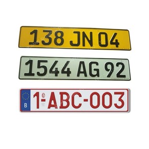Placa de Matrícula Europea de Metal Personalizada para Sublimación en <span class=keywords><strong>Francia</strong></span> - Product Image 6