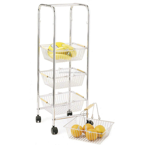 4 livelli Slim Rolling Storage Organizer carrello <span class=keywords><strong>Mobile</strong></span> scaffalature unità <span class=keywords><strong>bagno</strong></span> cucina di stoccaggio carrello carrello di stoccaggio - Product Image 2