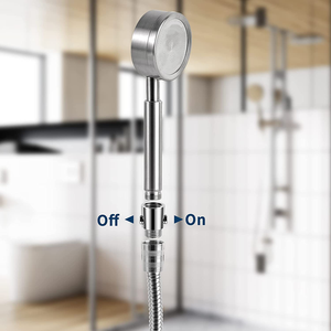 Accessoire de <span class=keywords><strong>robinet</strong></span> de douche à <span class=keywords><strong>arrêt</strong></span> <span class=keywords><strong>d</strong></span>'eau à une clé de conception moderne régulateur de <span class=keywords><strong>d</strong></span>ébit de contrôle de température pour l'économie <span class=keywords><strong>d</strong></span>'eau de lavabo <span class=keywords><strong>d</strong></span>'hôtel - Product Image 2