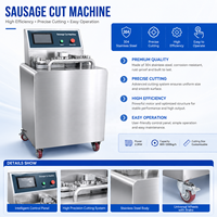 Máquina Industrial Automática para Enlazar Salchichas |   Equipo de Alta Velocidad para Cortar y Retorcer Salchichas para el Procesamiento de Carne