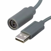 Convertisseur filaire pour manette Xbox 360, port USB pour PC de jeu - Convertit en câble de jeu compatible pour 360