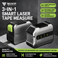Télémètre laser rechargeable de 60 m avec écran LCD et rotation automatique pour la mesure de surface - Vente en gros | Volume | Pythagoras Cross Level 16ft Selflock
