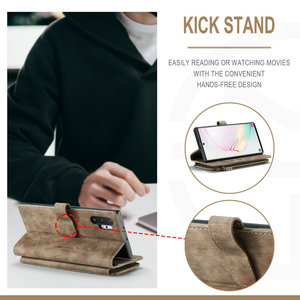 Ốp Da Dạng Ví Sạc Không Dây CaseMe <span class=keywords><strong>3</strong></span> Trong 1, Ốp Lưng Cho One Plus Nord 2 CE 5G, Chân Đế Đựng Danh Thiếp, Dành Cho Nam Oneplus - Product Image 4