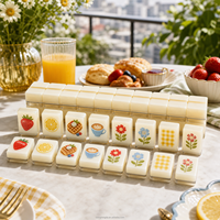 Ensemble de Mahjong Américain Moderne de Luxe Premium en Acrylique Crisloid 9 Florence – En Stock et Expédition Sous 24 Heures