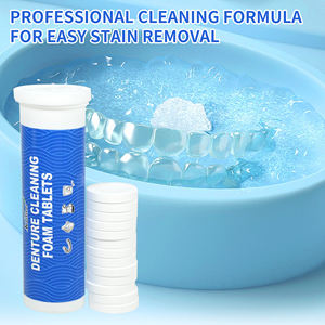 Comprimés de nettoyage pour appareils dentaires en plastique blanchissants et sans taches pour aligneurs Invisalign, prothèses dentaires, protège-dents - Product Image 2