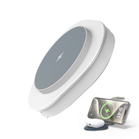 Cargador inalámbrico rápido 3 en 1 de 15W para Android/iWatch/AirPods/iPhone, cargador inalámbrico magnético de escritorio tipo C de 20W
