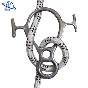 Descensor em Forma de 8 da Marca HuaYu, 22KN, Aço Inoxidável 316, Certificado CE, Ferramenta de Segurança para Escalada e Resgate ao Ar Livre - Product Image 2