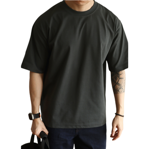 <span class=keywords><strong>Camiseta</strong></span> de <span class=keywords><strong>Manga</strong></span> Corta para <span class=keywords><strong>Hombre</strong></span> de 260 gsm en 100% Algodón Supima Transpirable de Corte Regular con Estampado en Relieve y Logo Personalizables - Product Image 1