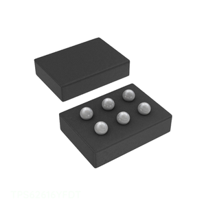 Composants électroniques en stock : Circuit intégré (CI) de gestion de l'alimentation (PMIC) TPS62616YFDT 6 XFBGA, DSBGA – Achetez en ligne - Product Image 1