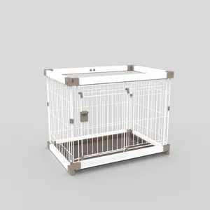 Super Large Adjustable Folding Dog Cage Kennel House for Puppy