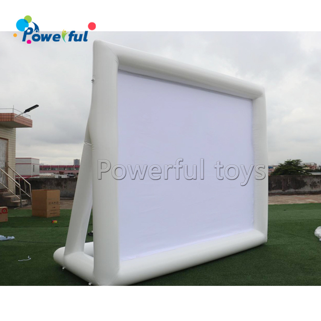 Large Inflatable air Screen Outdoor Cinema Equipment Inflatable Outdoor Movie Screen Movie Projector Screen
