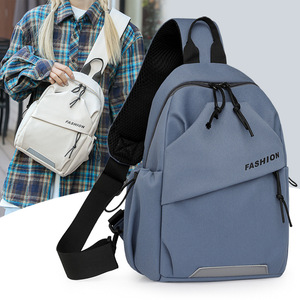 Fashion Chest <b>Bag</b> For Women Water Resistant Large Capacity Shoulder <b>Bag</b> Everyday Use Spring 2025 Blue Off <b>White</b> Black Green - Product Image 1
