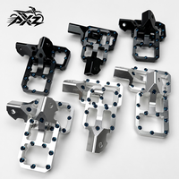 Repose-pieds en aluminium CNC de 62 mm de large, anodisés bleus, avec clous antidérapants, kit de performance pour moto tout-terrain Surron Light Bee X Ultra Bee