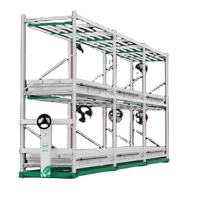 Thailand Warehouse Mobile Vertical Grow Rack - Efficient Farming