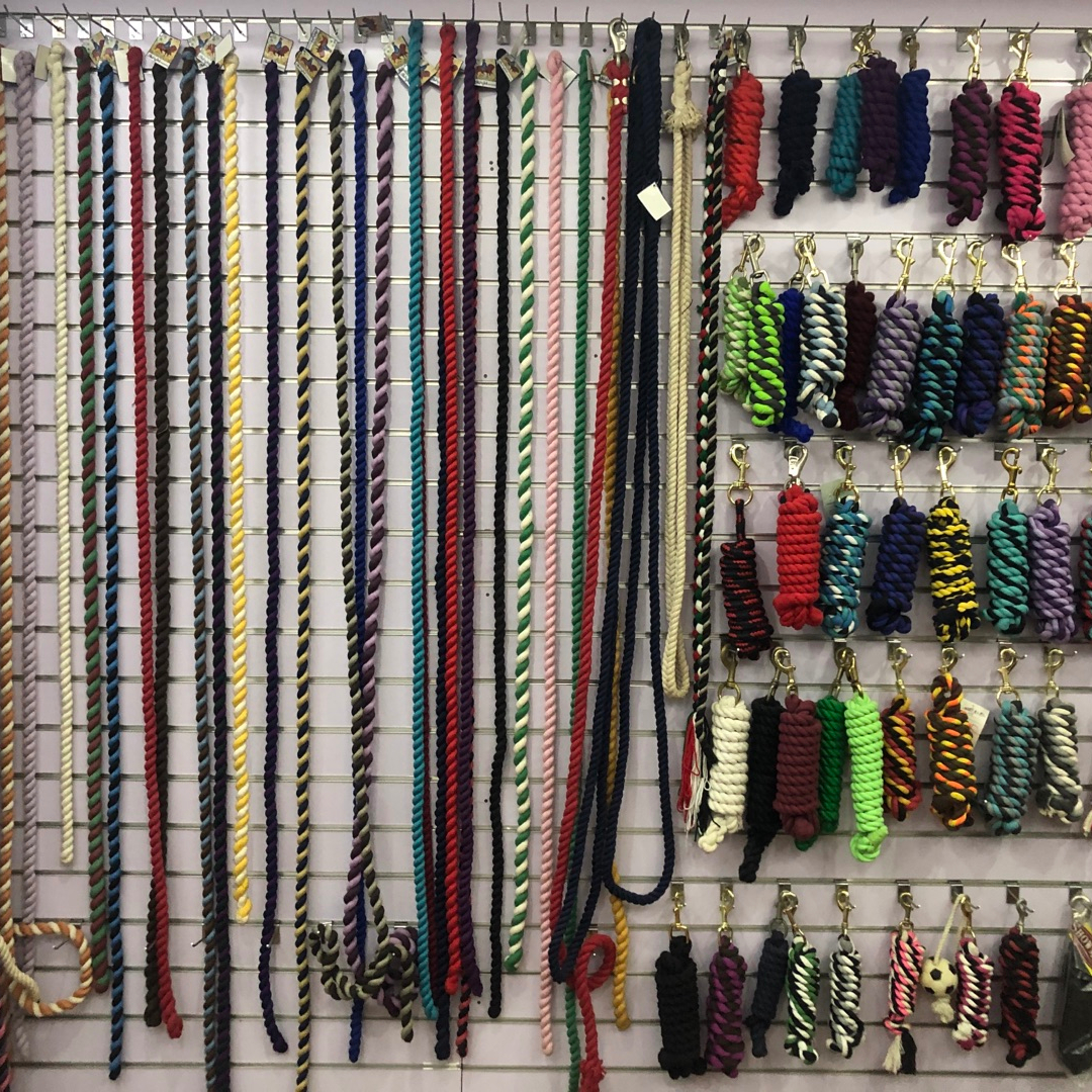 Заводская цена на заказ, свинцовые канаты для лошадей, свинцовые канаты из хлопка или полипропилена