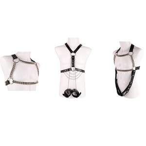 Harnais de poitrine en cuir pour homme, outil de plaisir BDSM, nouveau bandage pour jeux de couple - Product Image 1