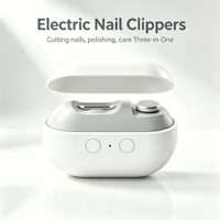 Kit professionnel 3-en-1 pour salon de manucure : Ponceuse électrique pour ongles, soin des doigts et des orteils, recharge USB, usage domestique