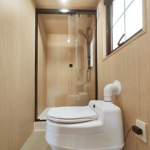 Portable Modern Tiny Steel Container House on Wheels Prefabricated Modular Mobile Home Kitchen BathrooM FREE SHIPPING - Product Image 3