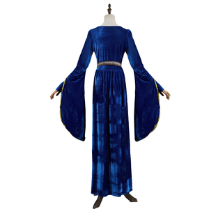 Disfraz de Reina de Terciopelo Retro Renacentista Medieval Europeo Actuación Princesa <span class=keywords><strong>Drama</strong></span> Fiesta Escenario Vestido de Halloween - Product Image 6