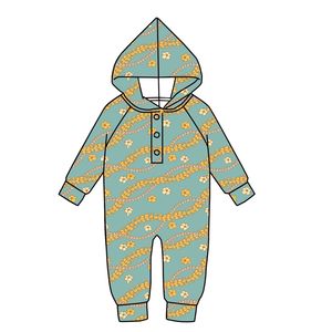 Mono con Capucha y Botones Personalizado FM OEM/ODM, 3-7 Días, 230g, Algodón/Bambú, Pijama para Niñas - Product Image 3
