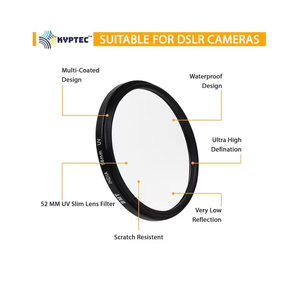 58MM UV Protection <b>Filter</b> for <b>Camera</b> Lens Improved Clarity Reduced UV Light Haze for DSLR Mirrorless Photo and Video Use - Product Image 5