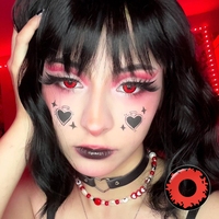 Lentilles de contact colorées Pseyeche Vampire, lentilles de contact colorées pour cosplay, lentilles de couleur elfe, lentilles de contact de couleur démon