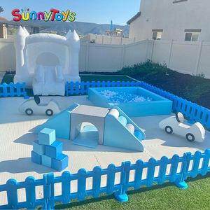 Jeu pour anniversaire, thème garçon, doux, bleu et blanc - Product Image 1