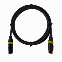 Câble de microphone XLR mâle-femelle OEM RH-X051 avec blindage spiralé, gaine en PVC, conducteur en cuivre sans oxygène