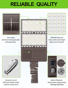Outdoor Area Lamp US CA Stock 100W 150W 200W 240W 320W 400W Road Fixture Industrial LED Pole Parking Lot <strong>Smart</strong> Street <strong>Lights</strong> - Product Image 3