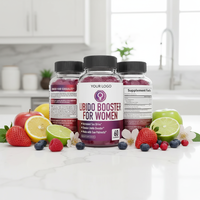 Gummies véganes d'extrait de palmier nain OEM – Stimulant de libido féminin, vitamines favorisant un équilibre hormonal sain, 60 unités, Énergie
