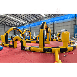 Pista de Carreras Inflable para Niños con Material de PVC, Certificación CE, Garantía de <span class=keywords><strong>3</strong></span> Años, para Exteriores - Product Image 4