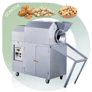 Высокая емкость кунжута 60 кг какао-бобов Электрический жаровня арахис обжарочный аппарат низкая цена