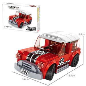 Wange 2885 Block Car Super Sports Racing Car MOC Model Car Educational Assemble Building Block <b>Toy</b> Bricks Plastic <b>Toy</b> Collection - Product Image 3